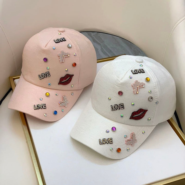 Kvinne Pyntet Grafisk Baseballcaps Skanto