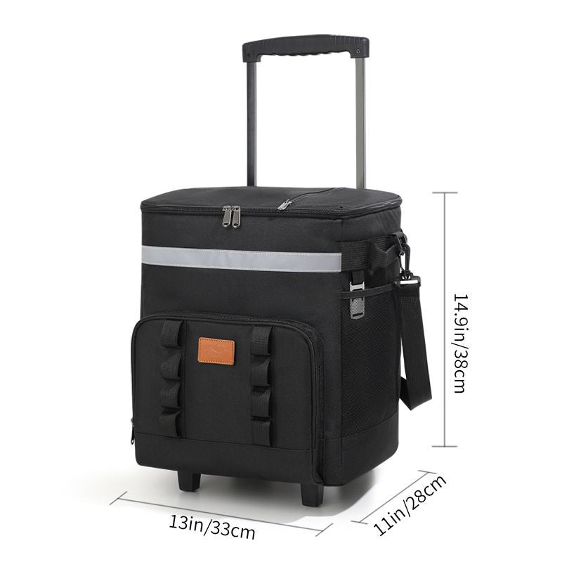 Dame reise-kjølebag med uttrekkbart håndtak Skanto