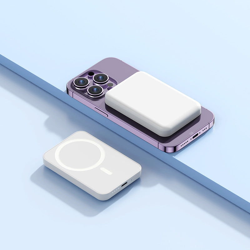 Magnetisk powerbank med Qi-teknologi Skanto
