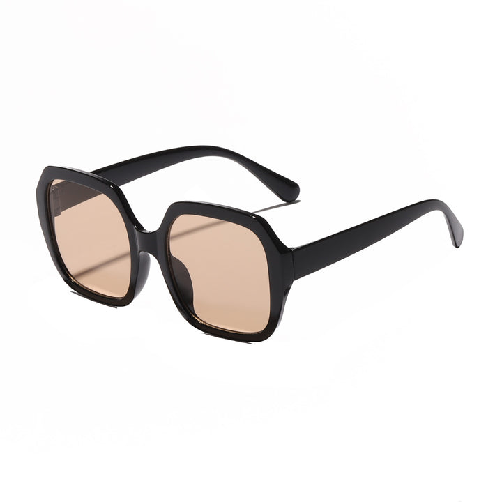 Dame oversized solbriller med innovativ ramme Skanto