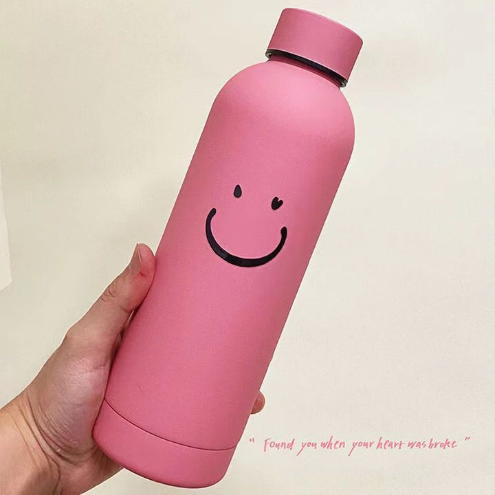 Damen-Isolierflasche mit fröhlichem Lächelmotiv Skanto