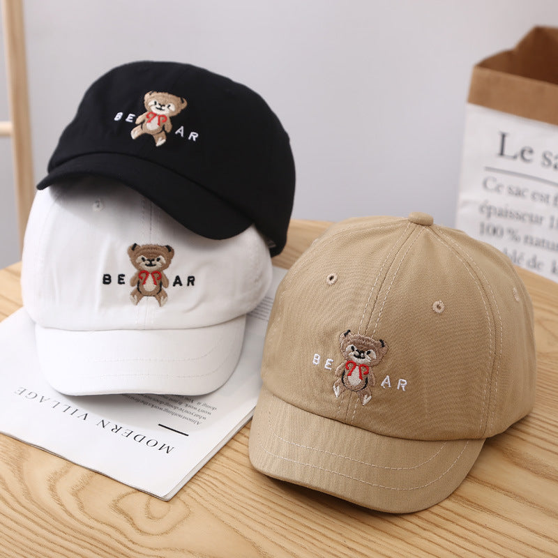 Kvinne Søt Bamse-Brodert Baseball Cap Skanto