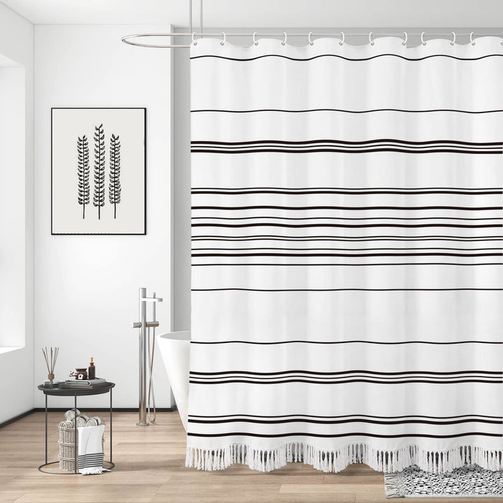 Artisan Stripe Duschgardin Skanto