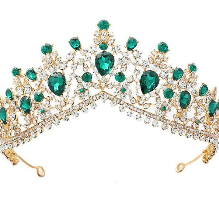 Damer Glamourøs Tiara med Strass- og Krystallpynt Skanto