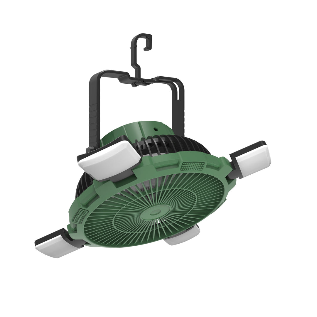 Multi-Funksjonell Campingvifte med LED-Lys Skanto