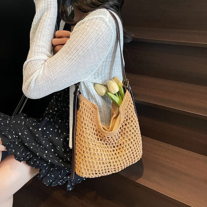 Tote bag i flettet materiale Skanto