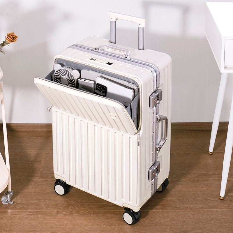Trolley Koffert Med Innovativ Oppbevaringsplass Og Innebygd Sikkerhetssystem Skanto