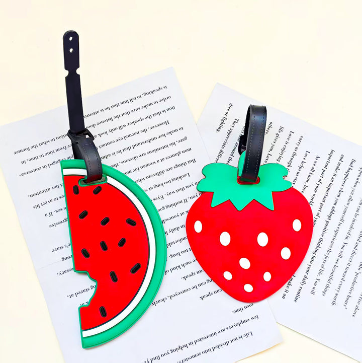 Unisex Strawberry Luggage Tag Skanto