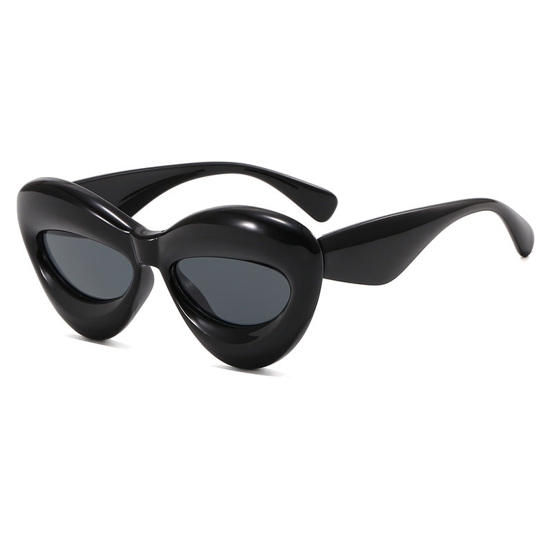 Dame Cat-Eye solbriller med innovativt plastramme Skanto