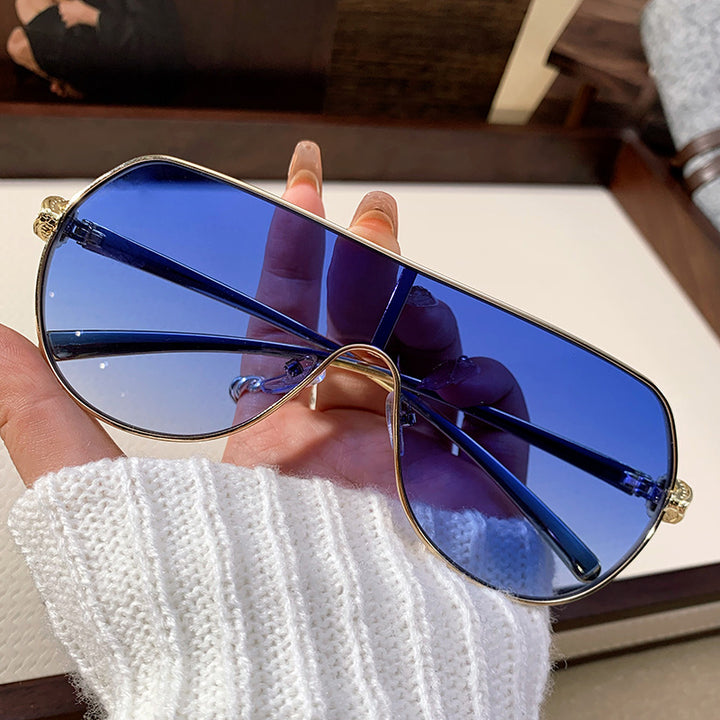Damer oversized pilot solbriller Skanto