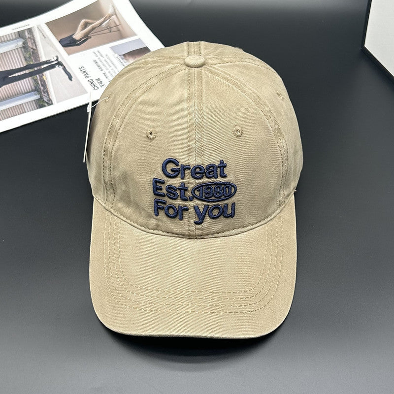 Unisex Grafisk Brodert Caps Skanto