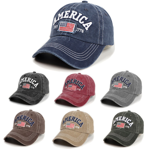 Herre Vintage-Inspirert Brodert Baseball Caps Skanto