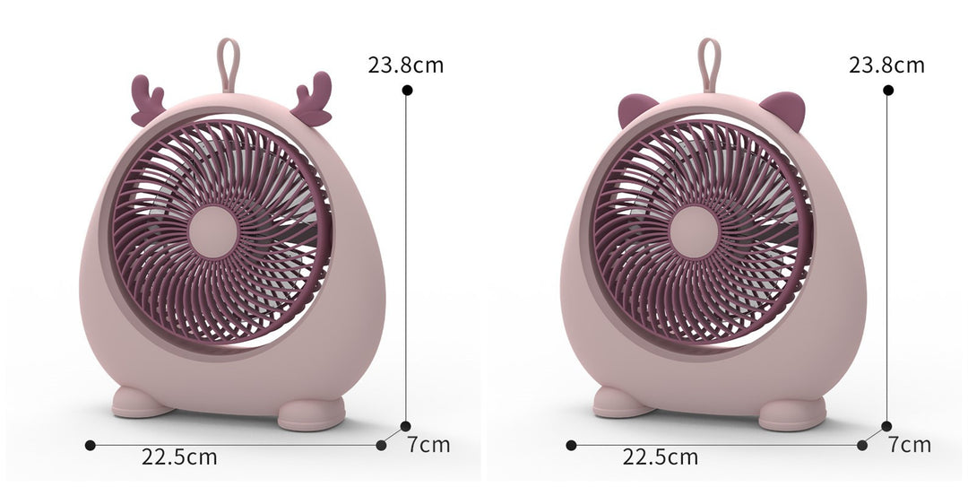 Damer Bærbar Mini-vifte i kawaii dyredesign Skanto