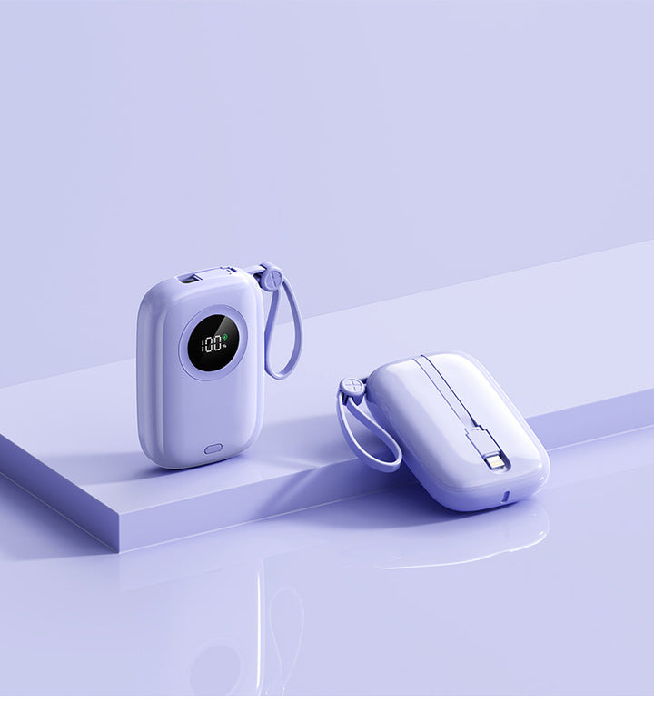 Bærbar Powerbank med digital energivisning Skanto