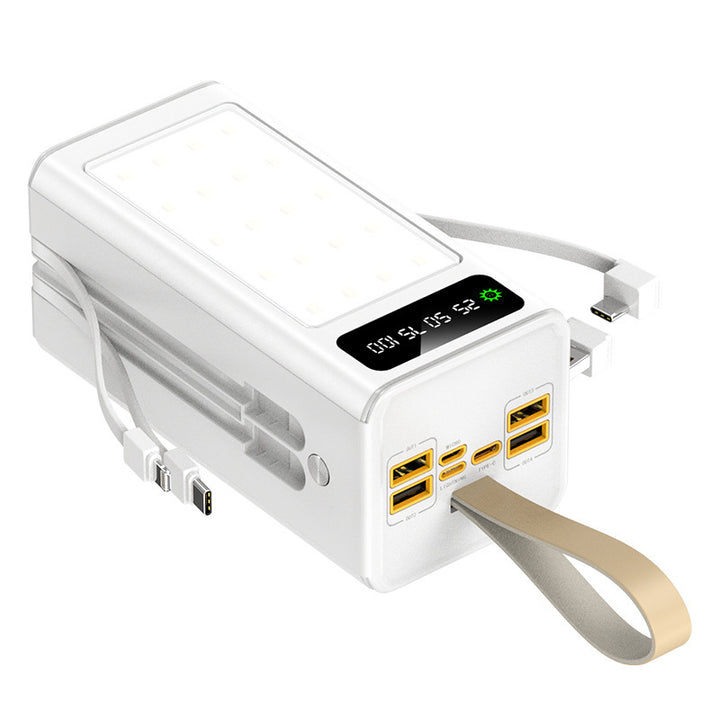 Multifunksjonell Powerbank med integrert LED-skjerm Skanto