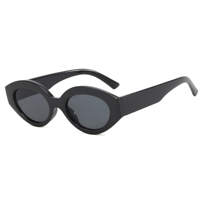 Dame kreativ solbrille i elegant retro-stil Skanto