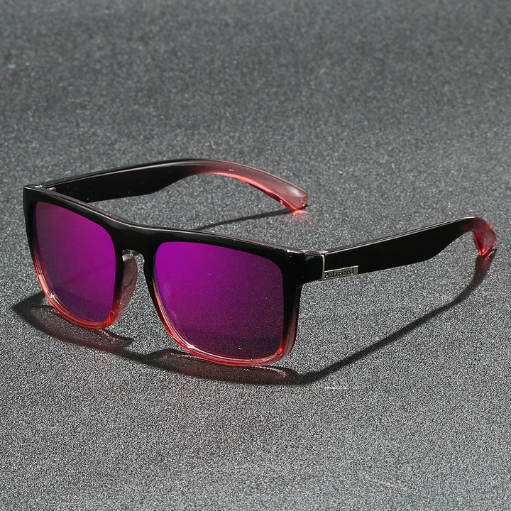 Unisex nan polarisert sports solbrille med robust plastikkramme og ergonomiske stenger Skanto