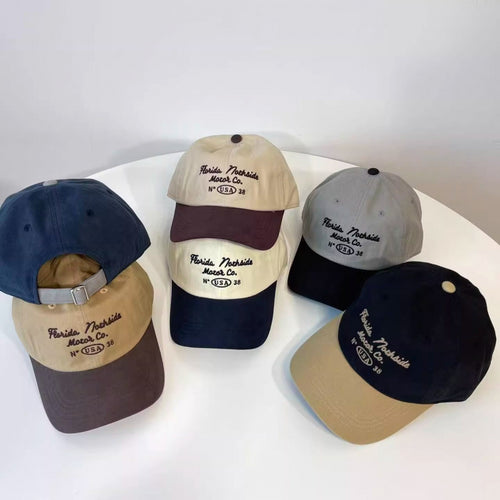 Herre Vintage-inspirert bomulls baseballcaps Skanto