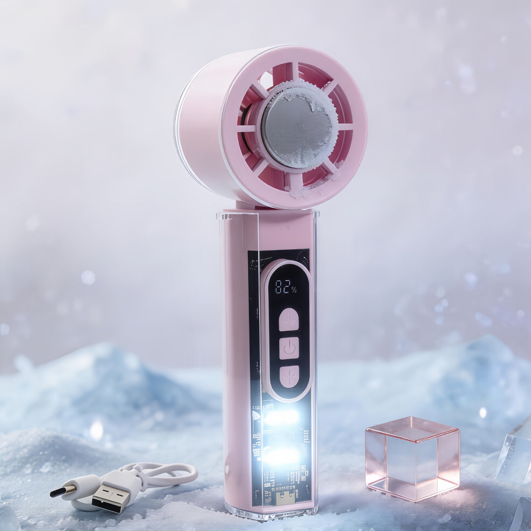 Dame bærbar mini-vifte med USB-tilkobling Skanto