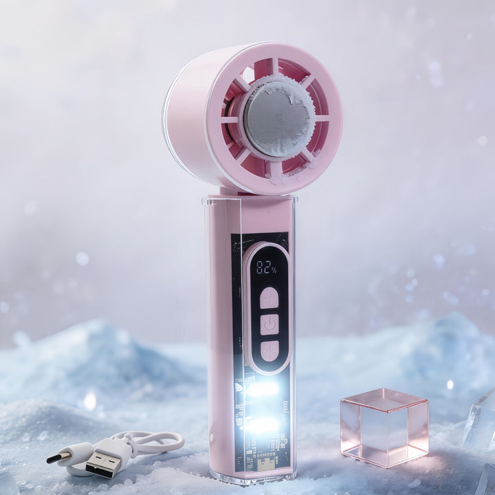 Dame bærbar mini-vifte med USB-tilkobling Skanto