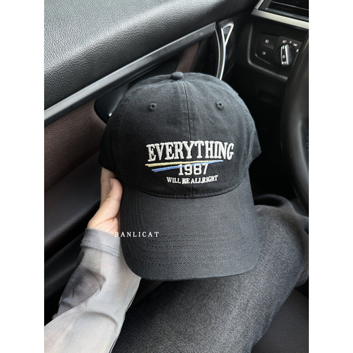 Herre Casual Brodert Uttal Baseball Cap Skanto
