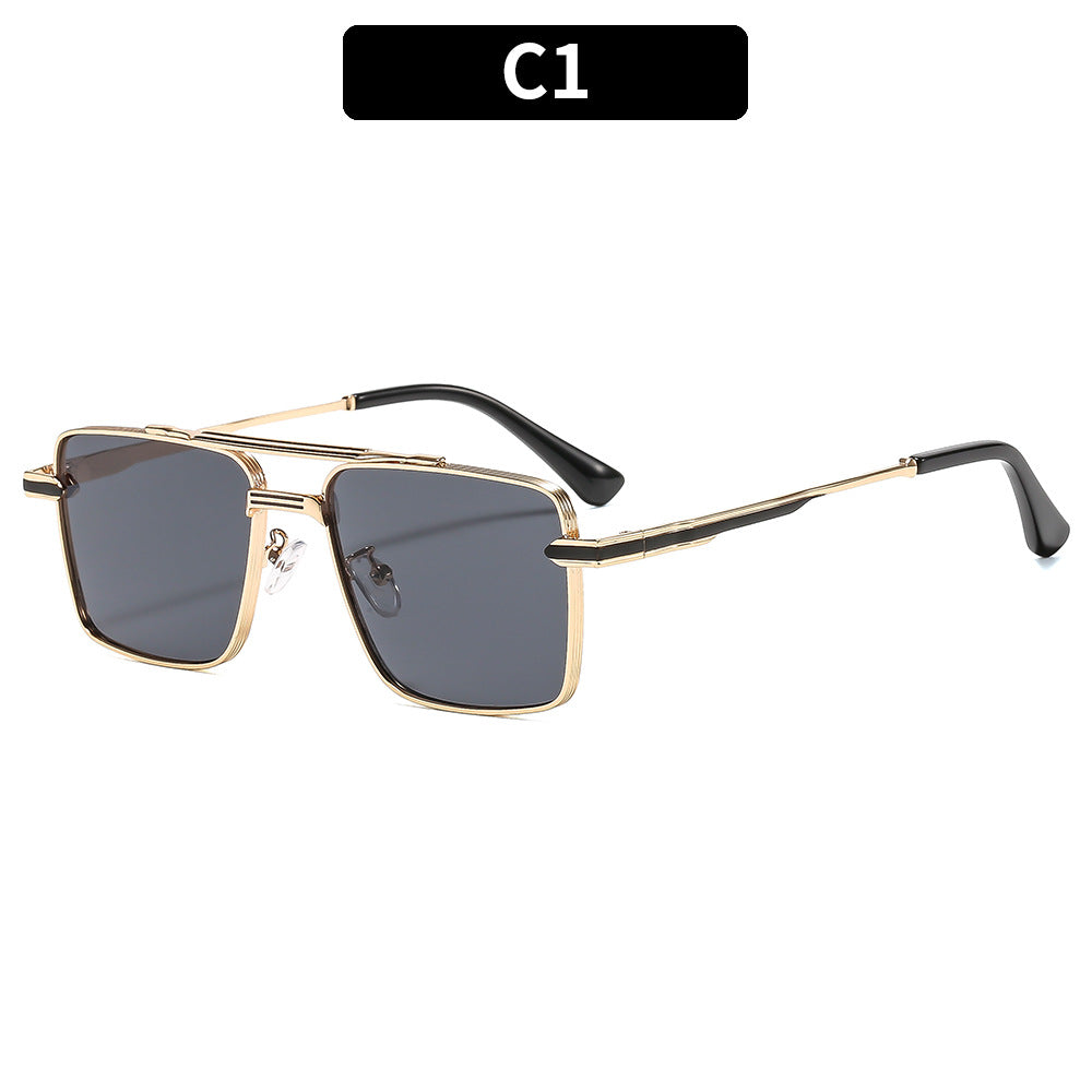Dame futuristisk kvadratisk solbrille Skanto