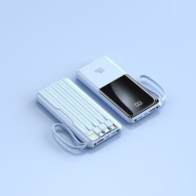 Høyytelses powerbank med digital effektvisning Skanto