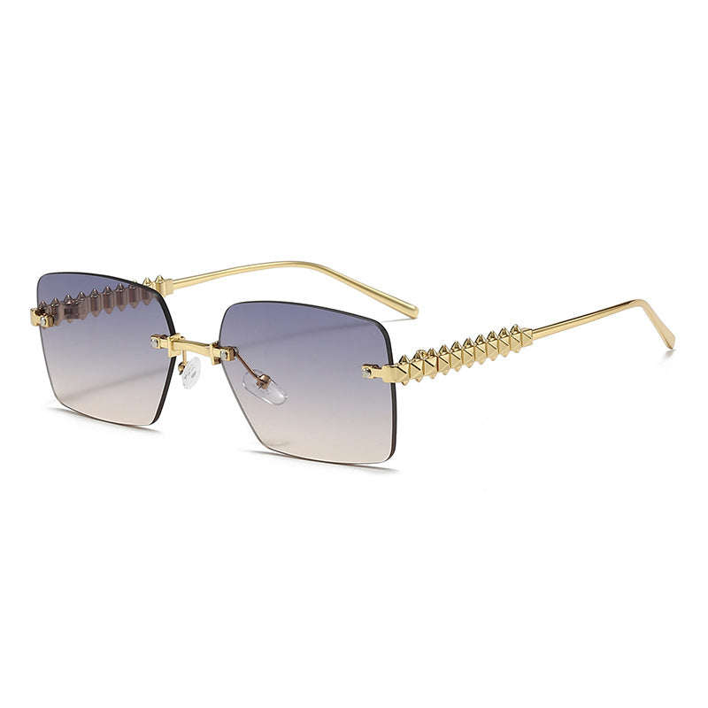 Dame ekstravagant firkantet brille Skanto