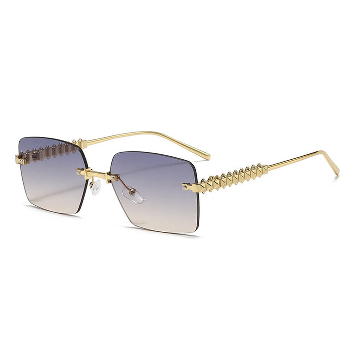 Dame ekstravagant firkantet brille Skanto