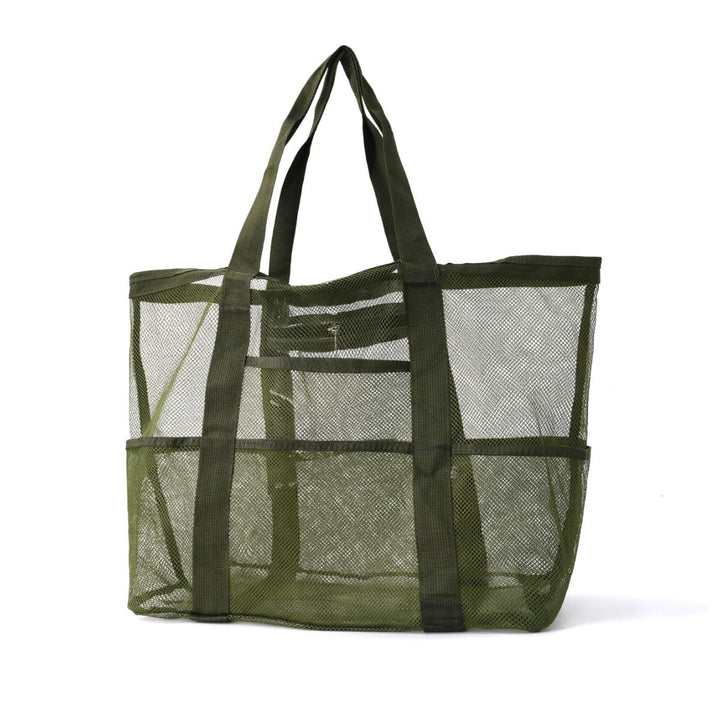 Stor strandbag av pustende mesh-materiale Skanto