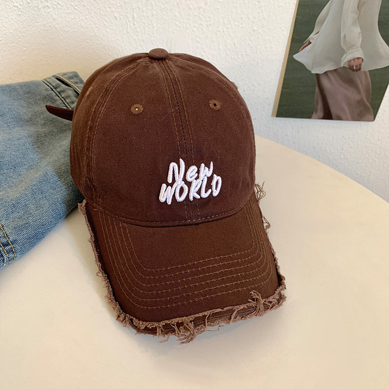 Unisex Distressed Signature Baseball Cap Skanto