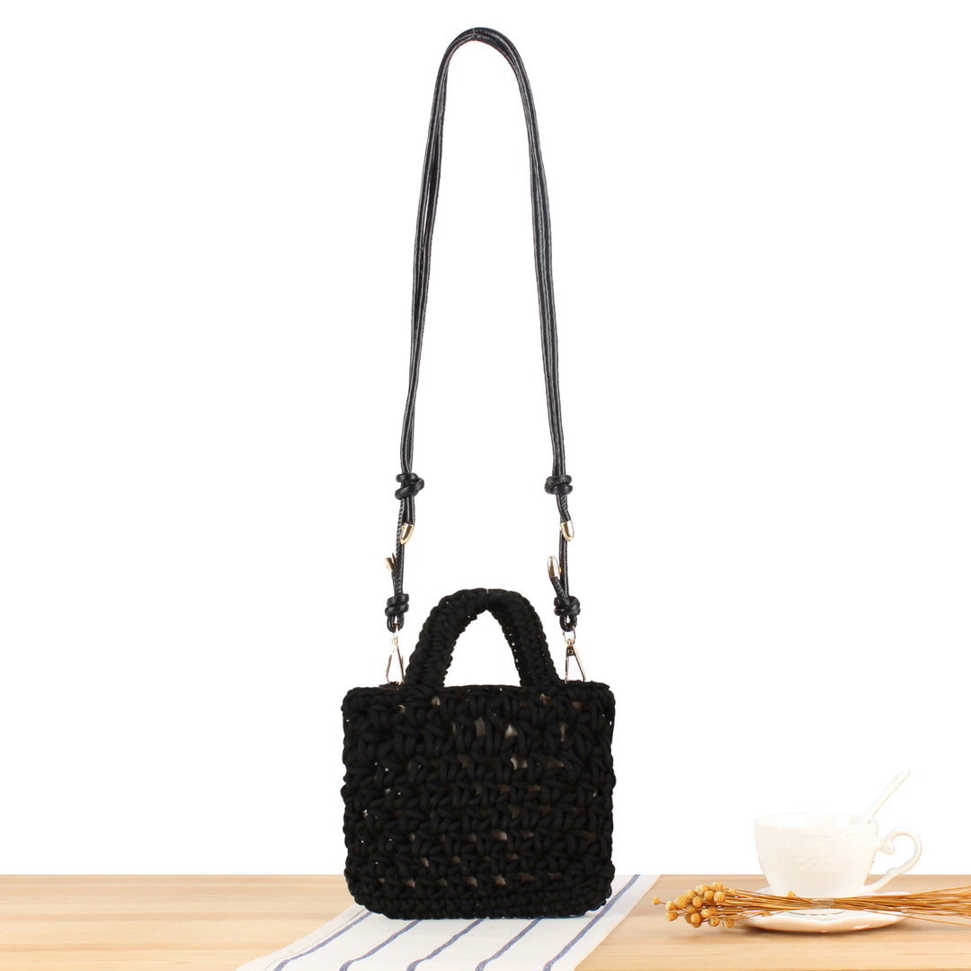 Håndbag i moderne makramee-design Skanto
