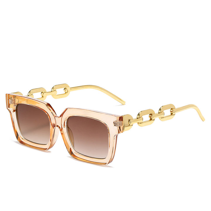 Dame moteriss solbrille med unikt kjedeelement Skanto