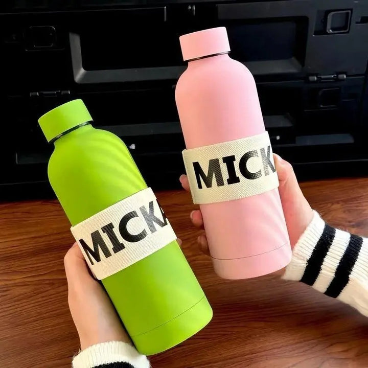 Damen Sportliche Edelstahl-Wasserflasche Skanto