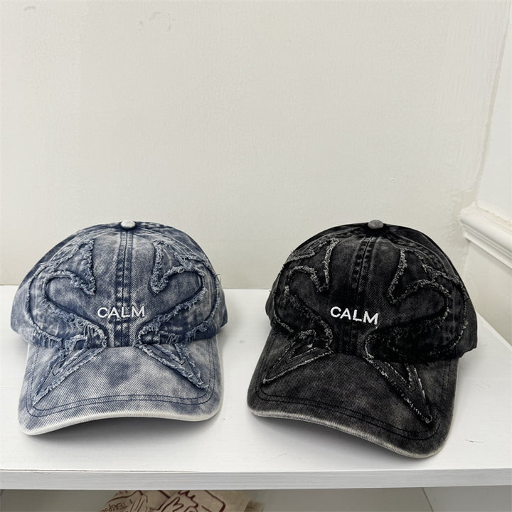 Kvinne's Slitt Grafisk Baseball Caps Skanto