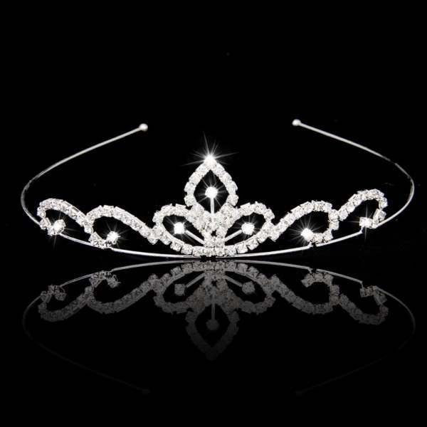 Damer Krystallbesatt Tiara Skanto