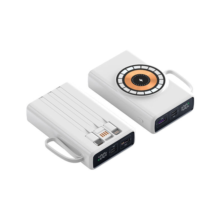 Multifunksjonell powerbank med induktiv ladefunksjon Skanto
