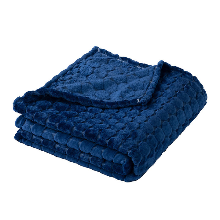 Damen Koseplush-teppe med strukturert overflate Skanto