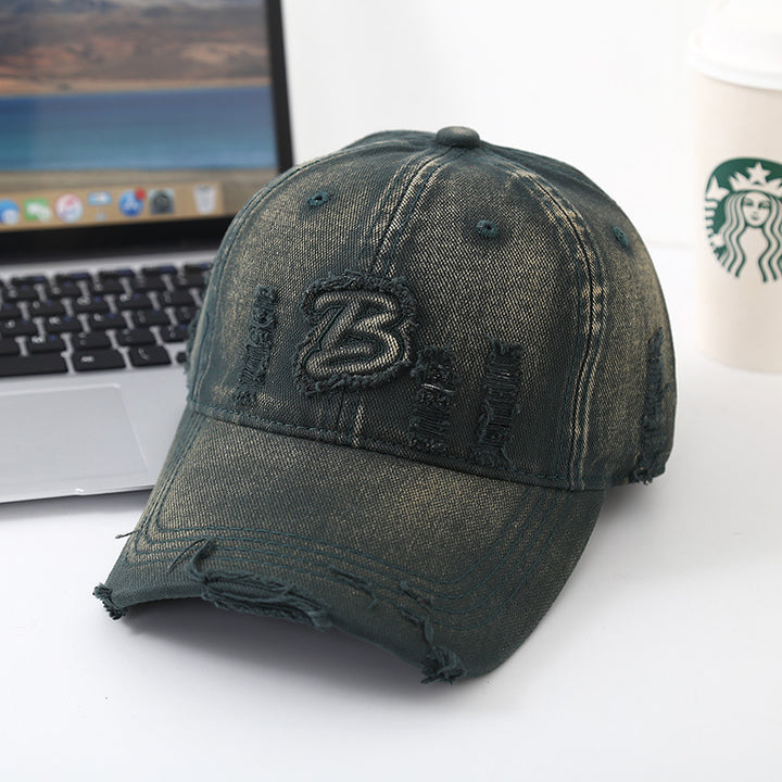 Unisex Slittet Vintage Baseball Caps Skanto