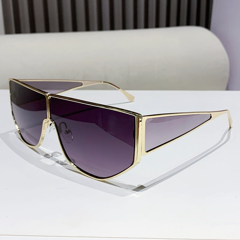 Men's Bold Statement Shield Sunglasses Skanto
