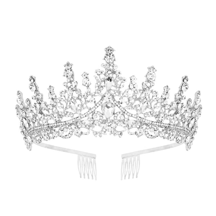 Dame Strass Tiara med glitrende edelstener Skanto