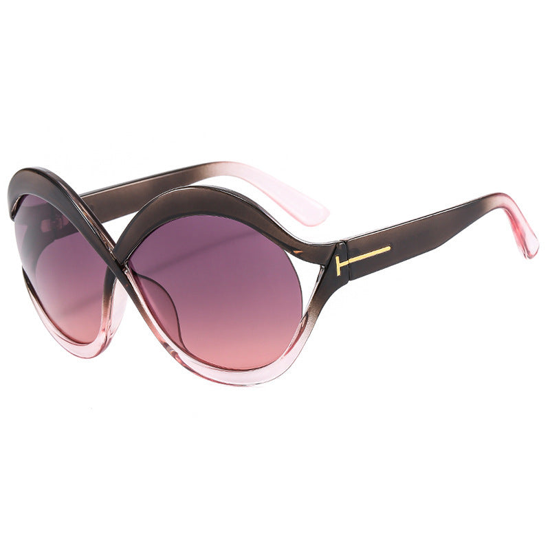Dame ekstravagant formet solbrille Skanto
