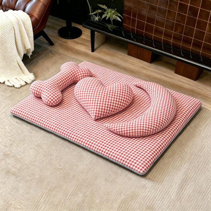Dame luksus kattseng med ergonomisk pute Skanto