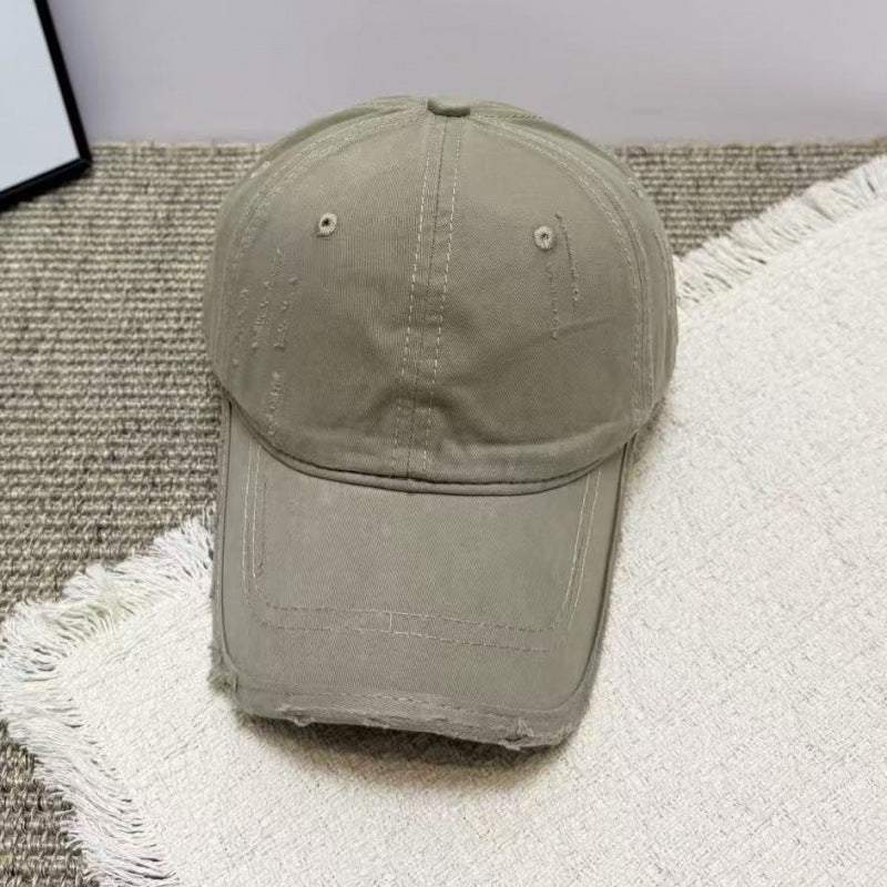 Kvinne Slitt Fritids Twill Baseball Cap Skanto
