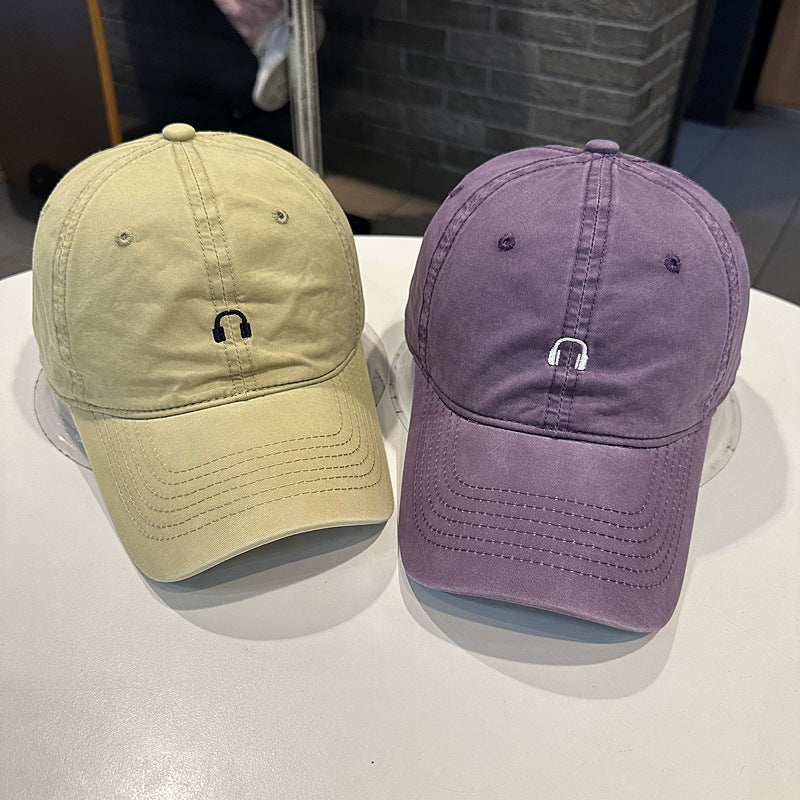 Unisex bomull twill caps med unik musikk emblem Skanto