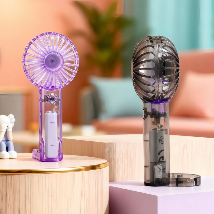Kvinne Bærbar Mini Vifte med USB-tilkobling og Ergonomisk Design Skanto
