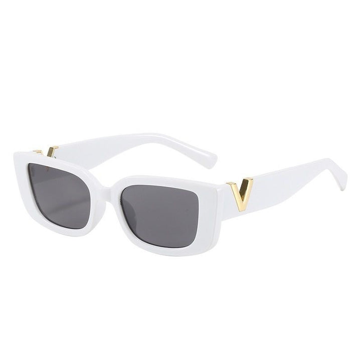 Dame moterik solbrille med markant trykk Skanto