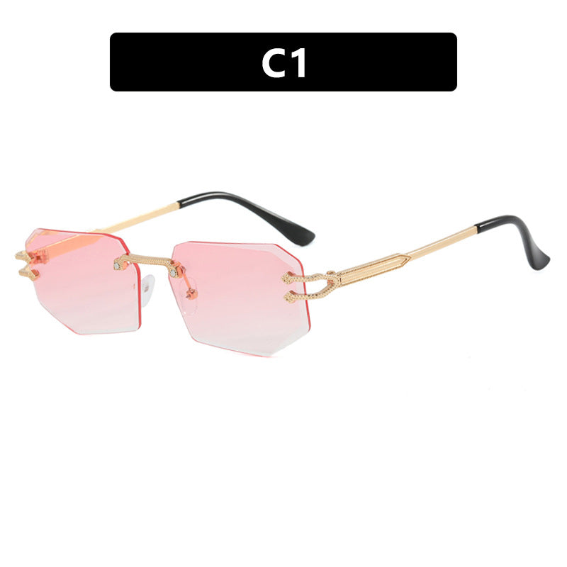 Damer geometrisk mote-solbrille Skanto