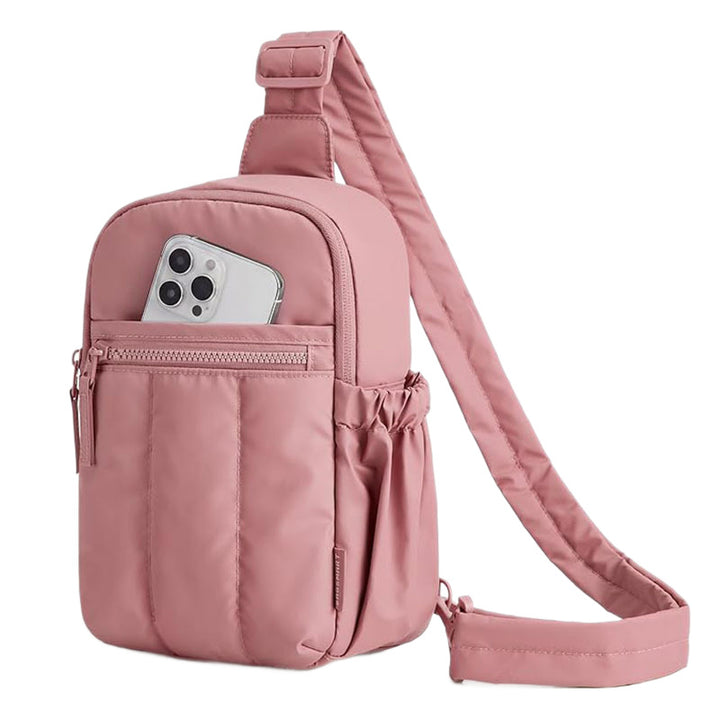 Kompakt Crossbody Veske med Flere Rom Skanto