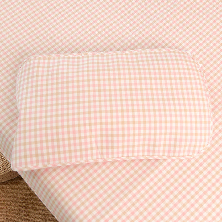 Damer babysengesett med rutete design Skanto